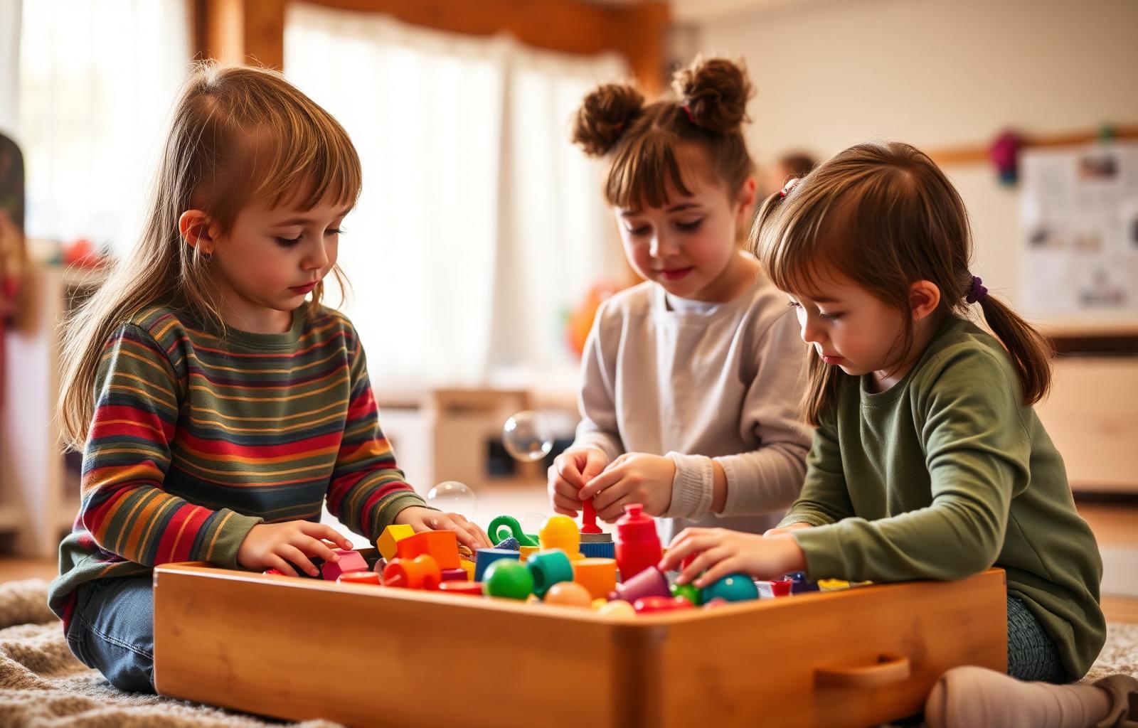 Children enjoying sensory play at Velocity Kids Camps