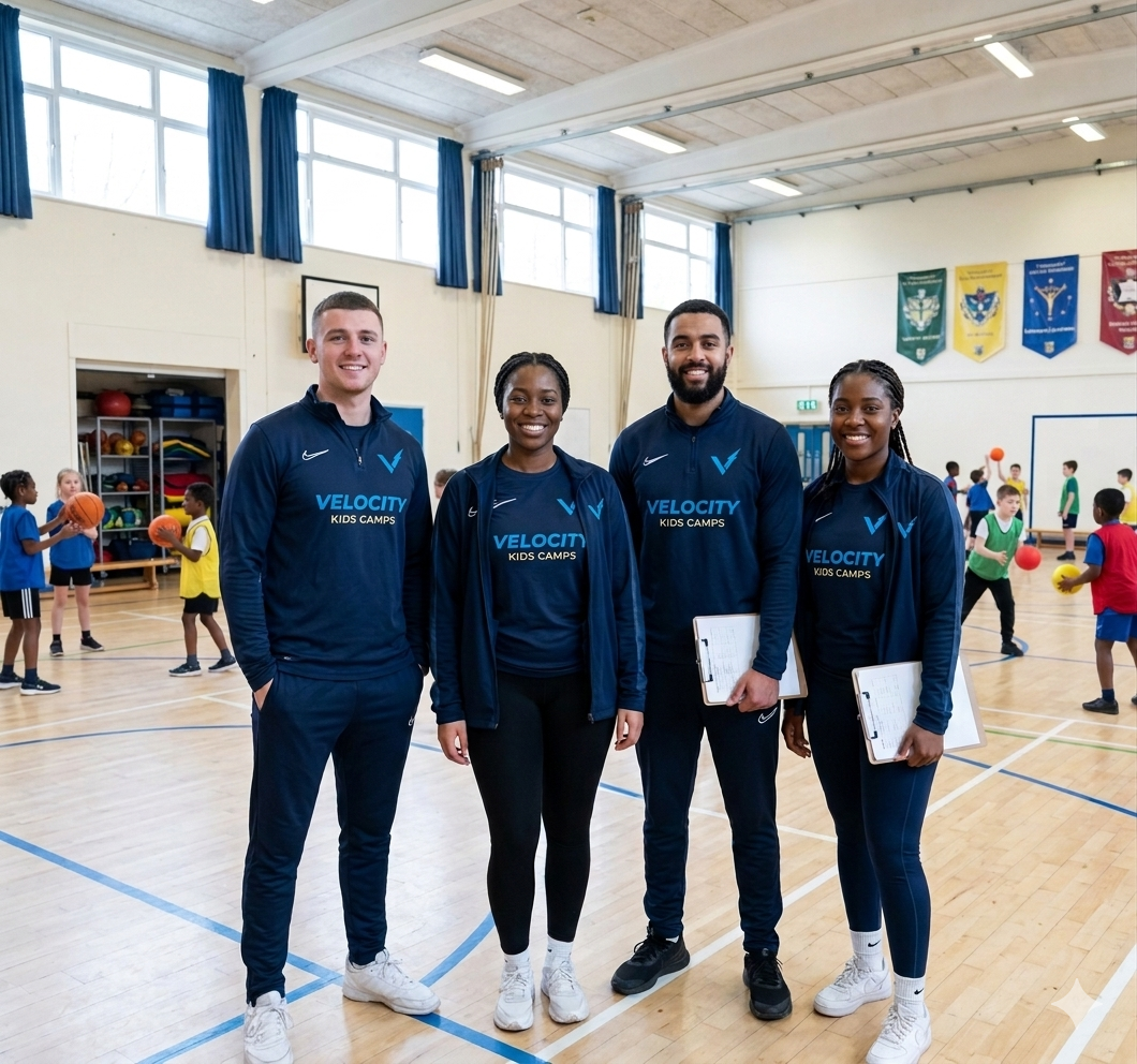 Velocity Kids Camps team of vetted leaders at Winton Primary School